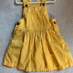 Mothercare Corduroy Mustard Dress 4-5 years 110 cm